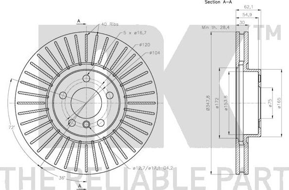 NK 311587 - Kočioni disk www.molydon.hr