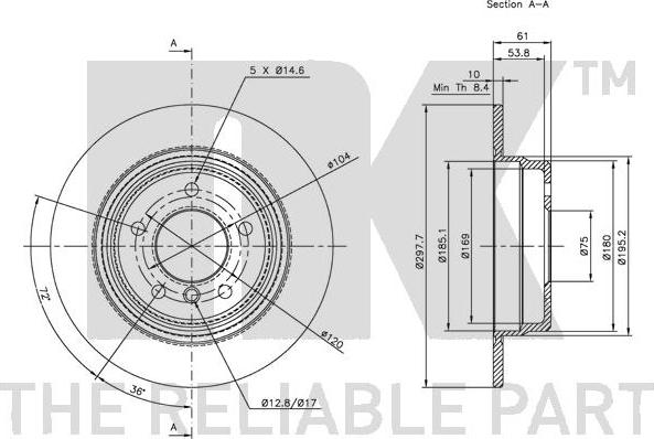 NK 311537 - Kočioni disk www.molydon.hr