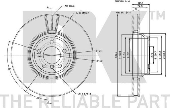 NK 311571 - Kočioni disk www.molydon.hr