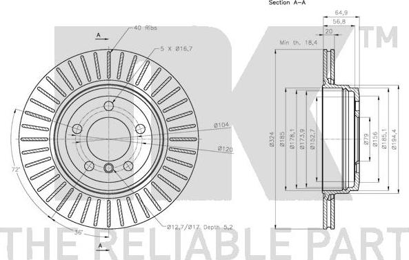 NK 311578 - Kočioni disk www.molydon.hr