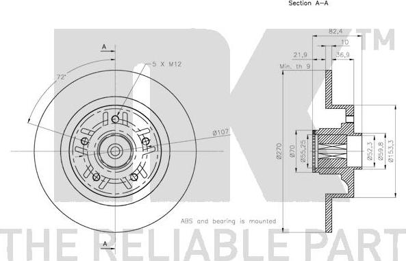 NK 313990 - Kočioni disk www.molydon.hr