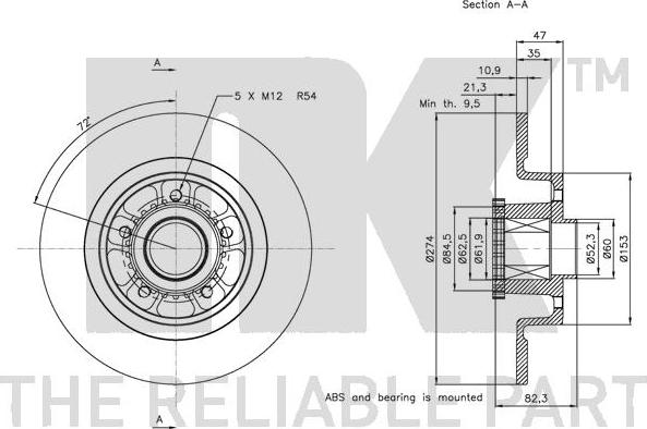 NK 203963 - Kočioni disk www.molydon.hr