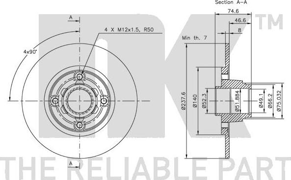 NK 203918 - Kočioni disk www.molydon.hr