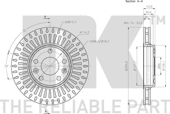 NK 313971 - Kočioni disk www.molydon.hr