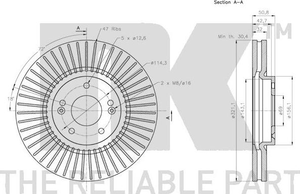 NK 203440 - Kočioni disk www.molydon.hr