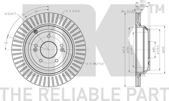 NK 203454 - Kočioni disk www.molydon.hr