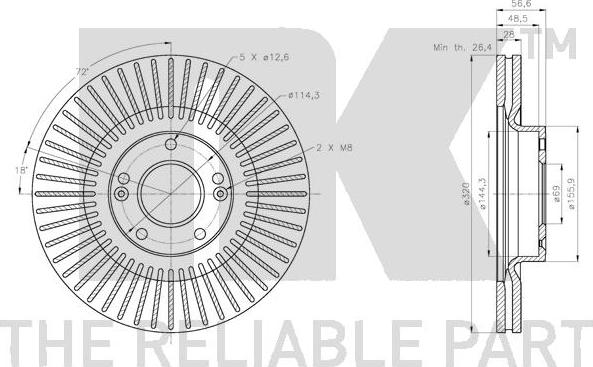 NK 313451 - Kočioni disk www.molydon.hr