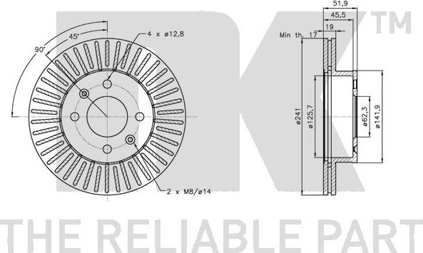 NK 203409 - Kočioni disk www.molydon.hr