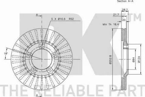 NK 313404 - Kočioni disk www.molydon.hr