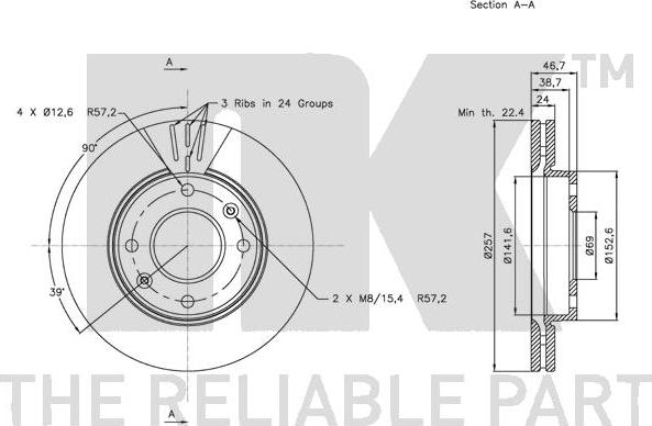 NK 313410 - Kočioni disk www.molydon.hr