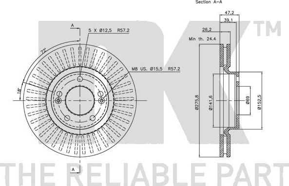 NK 203413 - Kočioni disk www.molydon.hr