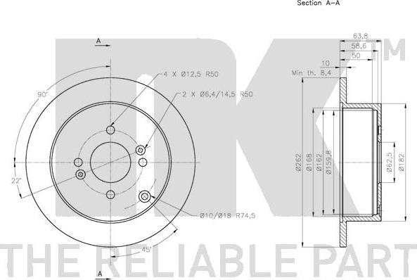 NK 313430 - Kočioni disk www.molydon.hr