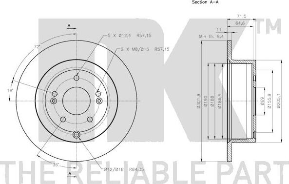 NK 313432 - Kočioni disk www.molydon.hr