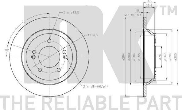 NK 203542 - Kočioni disk www.molydon.hr