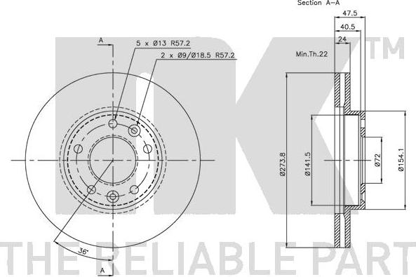 NK 203506 - Kočioni disk www.molydon.hr