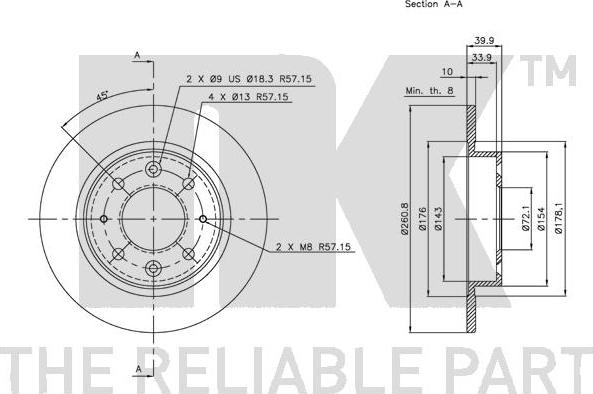 NK 203503 - Kočioni disk www.molydon.hr