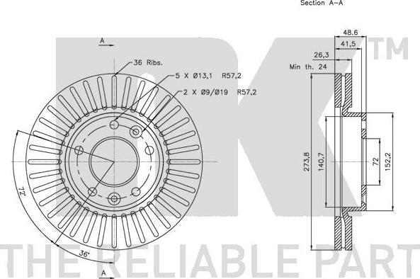 NK 313514 - Kočioni disk www.molydon.hr