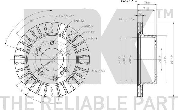 NK 203530 - Kočioni disk www.molydon.hr