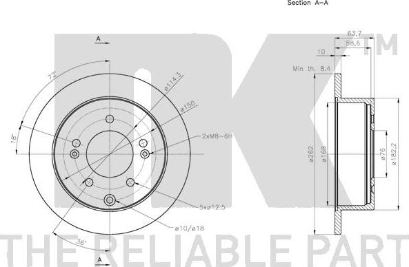 NK 203531 - Kočioni disk www.molydon.hr