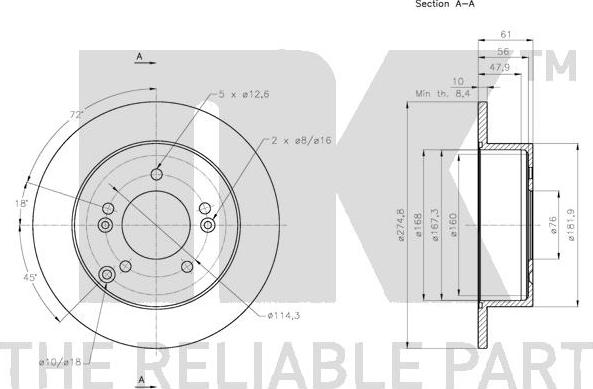 NK 313532 - Kočioni disk www.molydon.hr