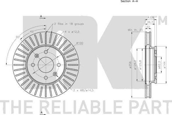 NK 203537 - Kočioni disk www.molydon.hr