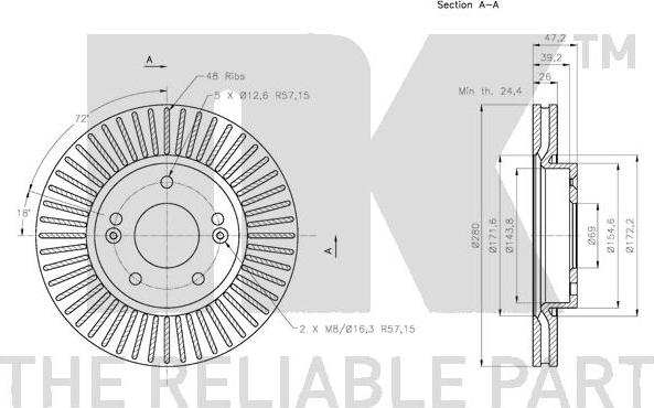 NK 313526 - Kočioni disk www.molydon.hr