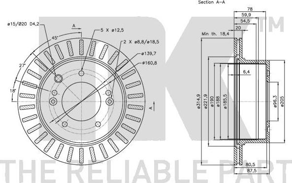 NK 203520 - Kočioni disk www.molydon.hr