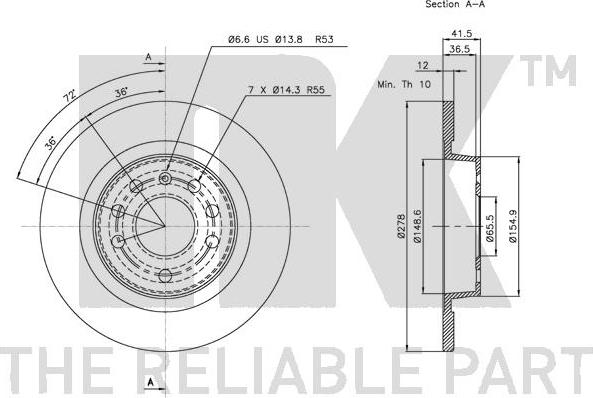 NK 203646 - Kočioni disk www.molydon.hr