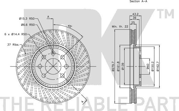 NK 313651 - Kočioni disk www.molydon.hr