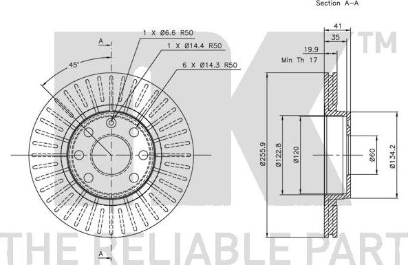 NK 313617 - Kočioni disk www.molydon.hr