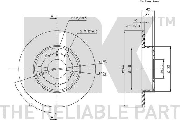 NK 313631 - Kočioni disk www.molydon.hr