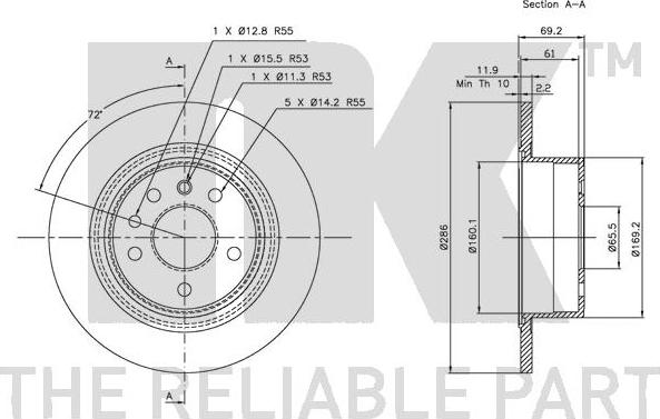 NK 313621 - Kočioni disk www.molydon.hr