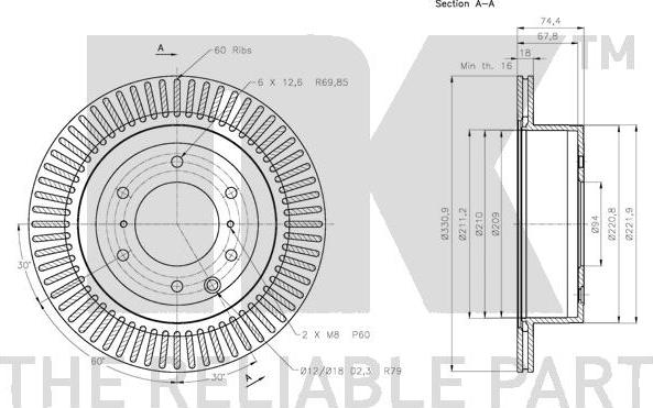 NK 313056 - Kočioni disk www.molydon.hr