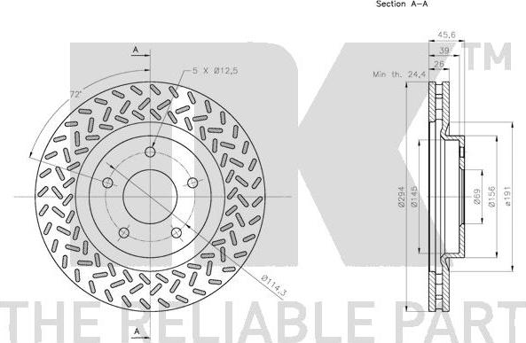 NK 203082 - Kočioni disk www.molydon.hr