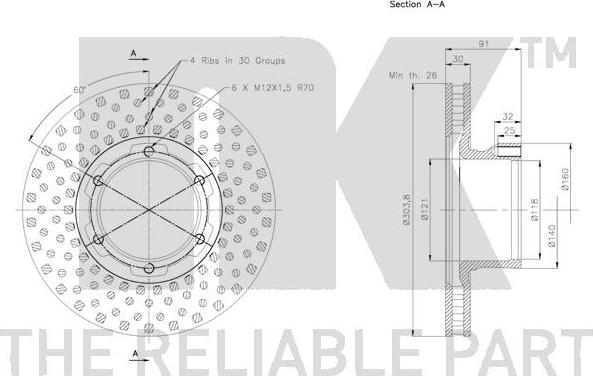 NK 203399 - Kočioni disk www.molydon.hr