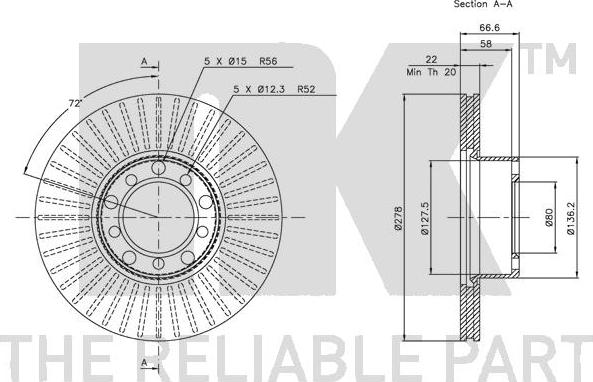 NK 203349 - Kočioni disk www.molydon.hr