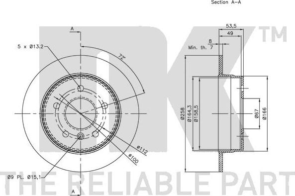 NK 203355 - Kočioni disk www.molydon.hr