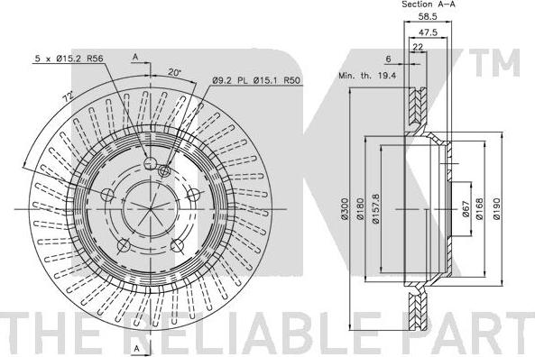 NK 313352 - Kočioni disk www.molydon.hr