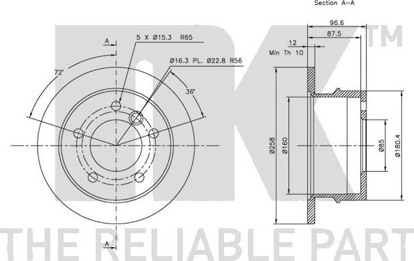 NK 203368 - Kočioni disk www.molydon.hr