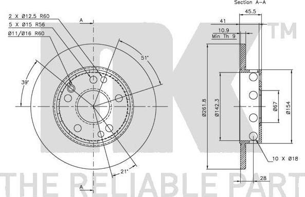 NK 203306 - Kočioni disk www.molydon.hr