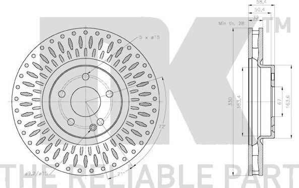 NK 3133129 - Kočioni disk www.molydon.hr