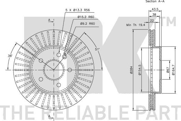 NK 203317 - Kočioni disk www.molydon.hr