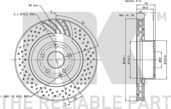 NK 203380 - Kočioni disk www.molydon.hr