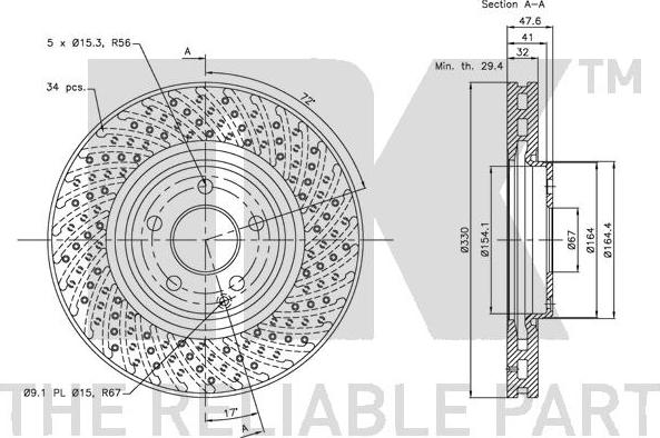 NK 203382 - Kočioni disk www.molydon.hr