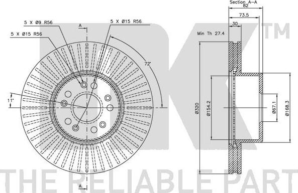 NK 203329 - Kočioni disk www.molydon.hr