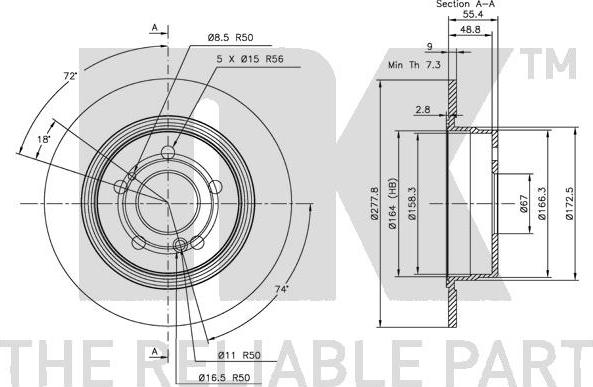 NK 203320 - Kočioni disk www.molydon.hr