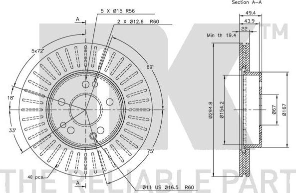 NK 203328 - Kočioni disk www.molydon.hr