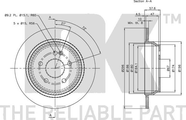 NK 313376 - Kočioni disk www.molydon.hr