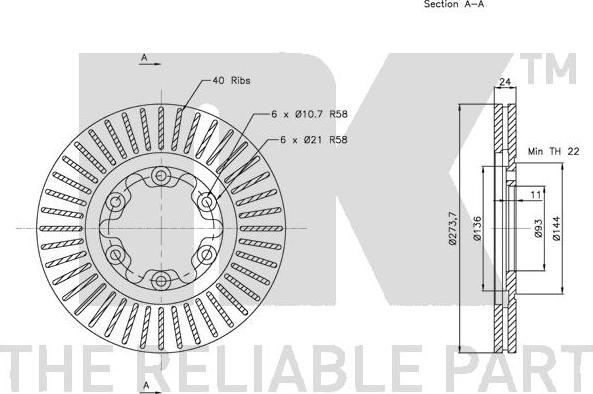 NK 203256 - Kočioni disk www.molydon.hr