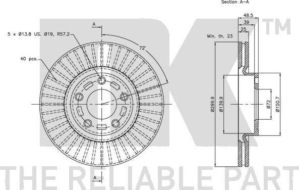 NK 203253 - Kočioni disk www.molydon.hr